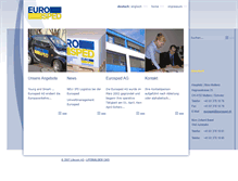 Tablet Screenshot of eurosped.ch