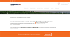 Desktop Screenshot of eurosped.hu