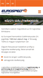 Mobile Screenshot of eurosped.hu